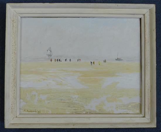 § Richard Eurich (1903-1992) Low Tide, 8 x 10in.